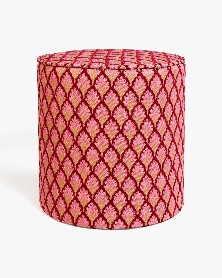 Pouf Jessica Bordeaux & Pink