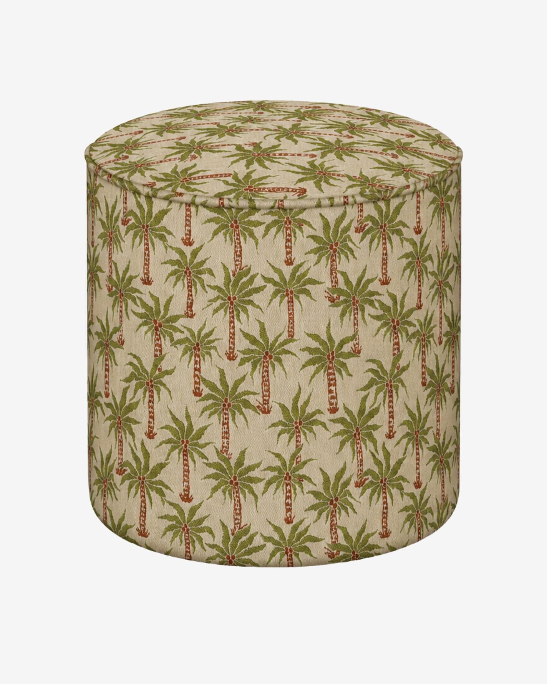Pouf Laura Olive & Spice