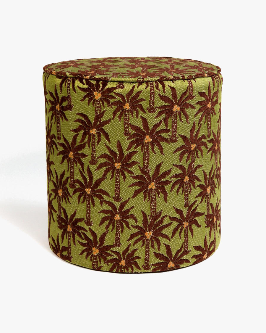 Pouf Laura Chocolate & Olive