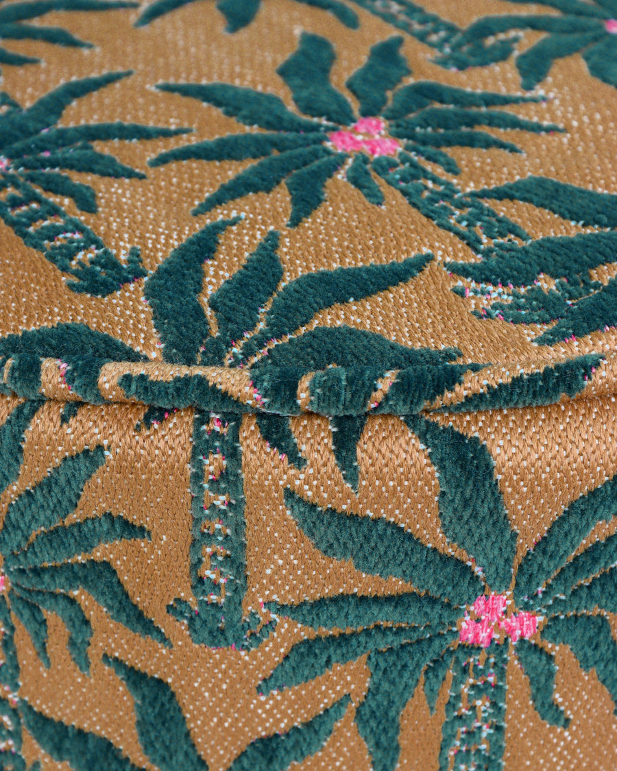 Pouf Laura Moss & Caramel