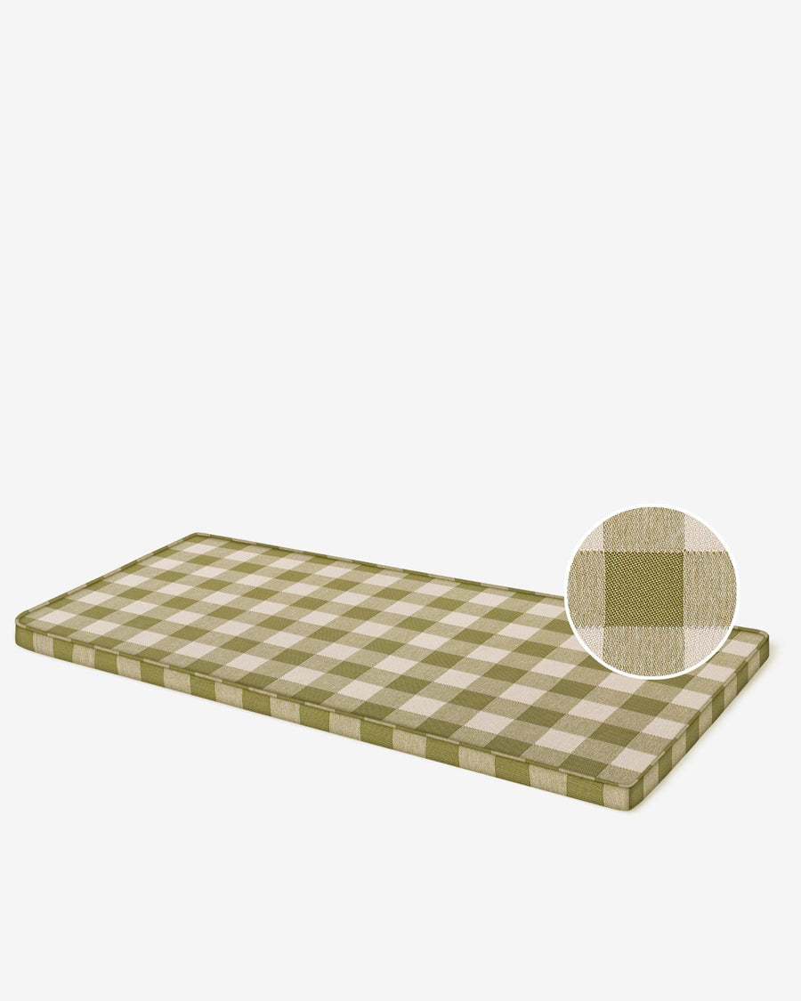 Sofa cushion Brigitte Olive & Ecru
