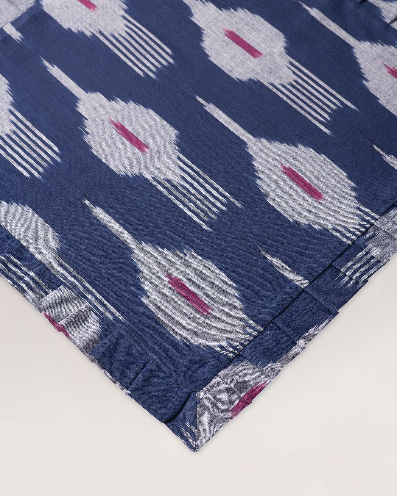 Handwoven dinner napkin Ikat Indigo (set of 2)