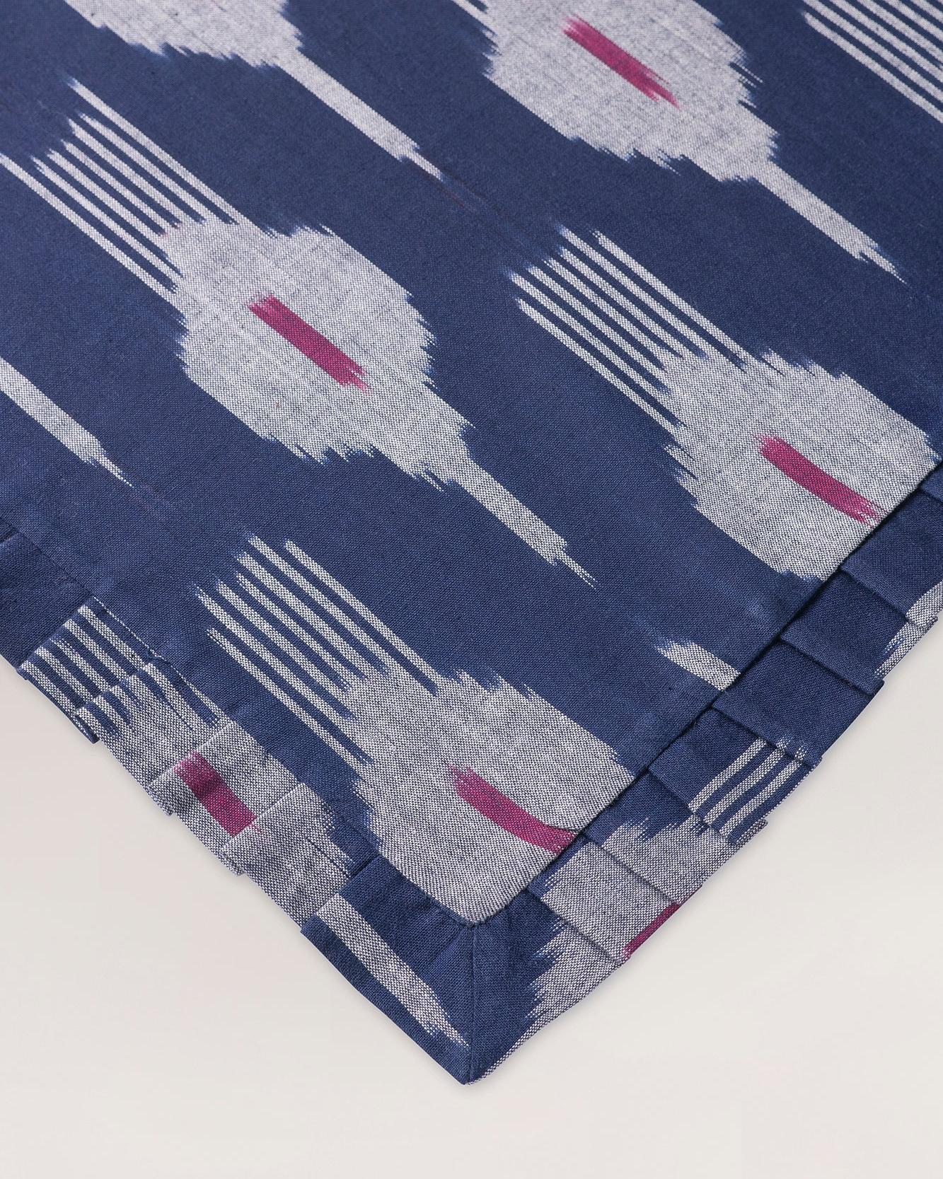 Handwoven dinner napkin Ikat Indigo (set of 2)