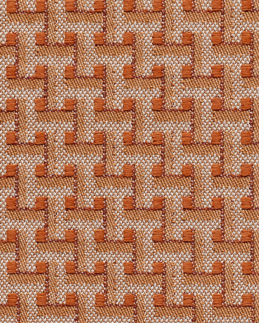 All-season Pouf Janis Burnt Orange
