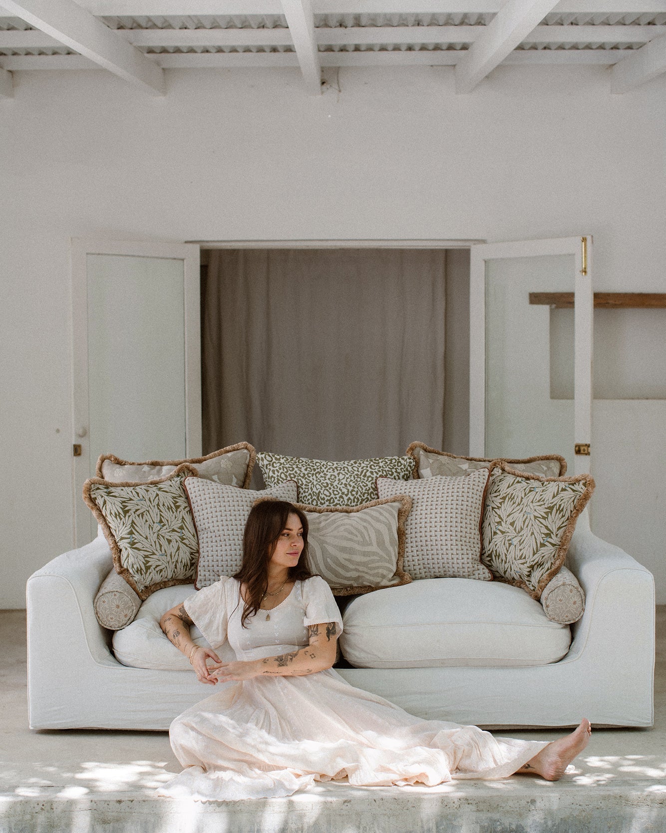 Bolster Yoko Olive
