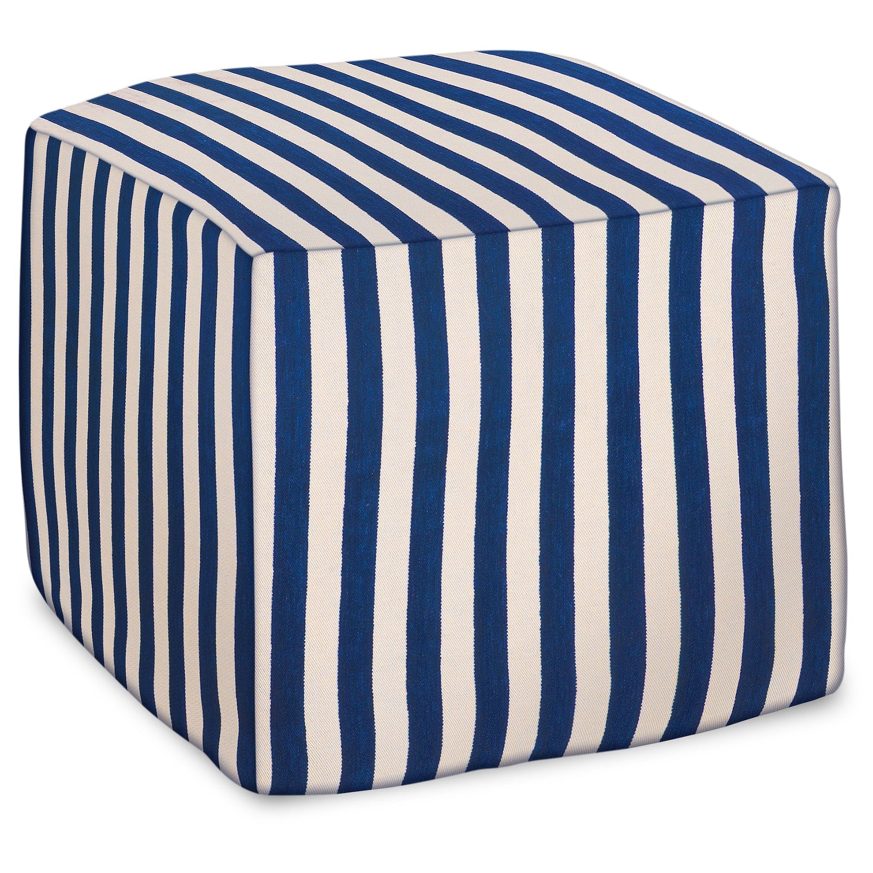 Navy outdoor online pouf